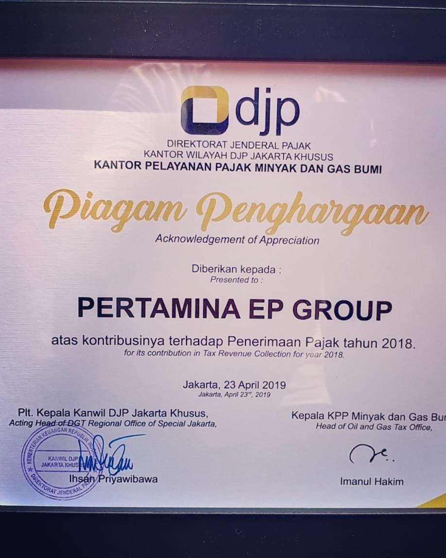 Pertamina EP Penyumbang Pajak Migas Kedua Terbesar 2018. Ini Nilainya ...