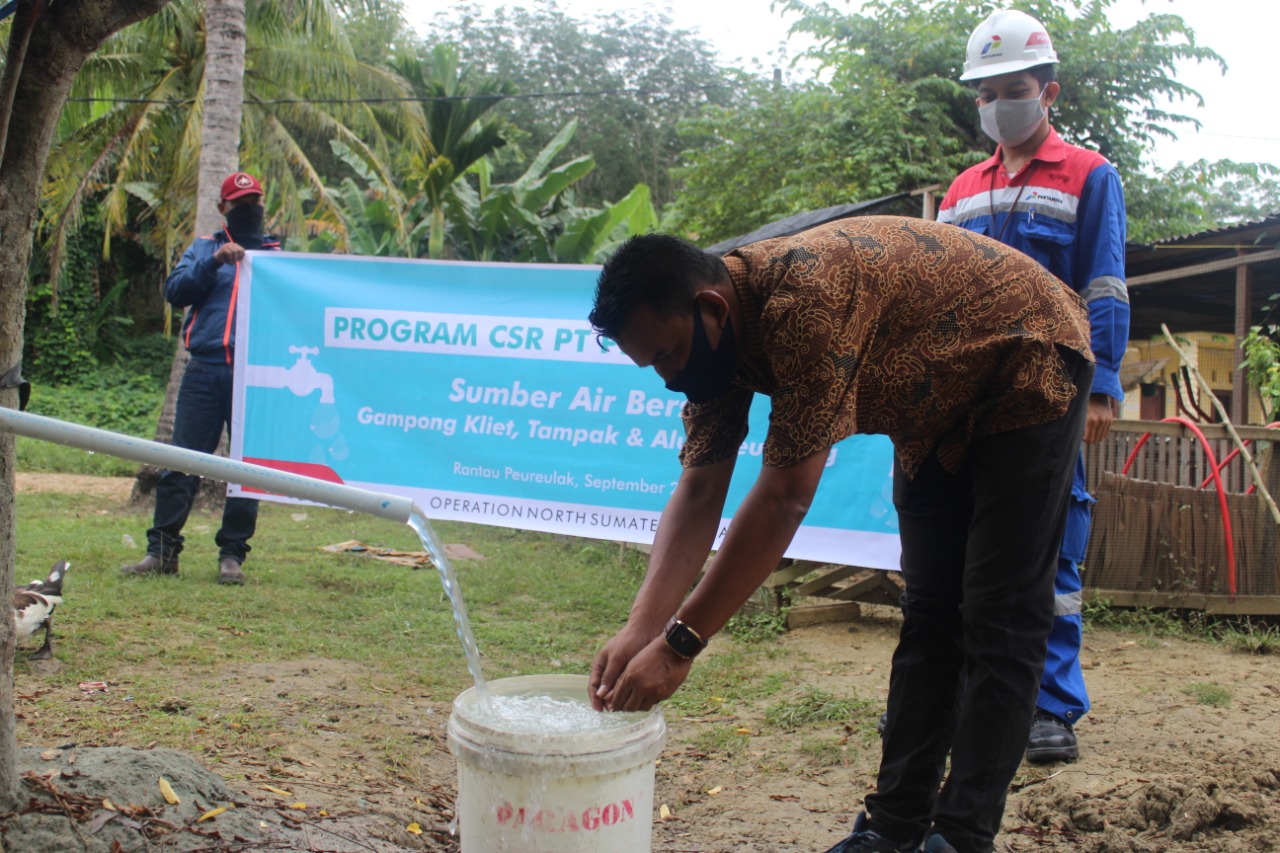 Atasi Masalah Air Di Aceh Timur Pertagas Onsa Bangun Sarana Air Bersih Dunia Energi 4179