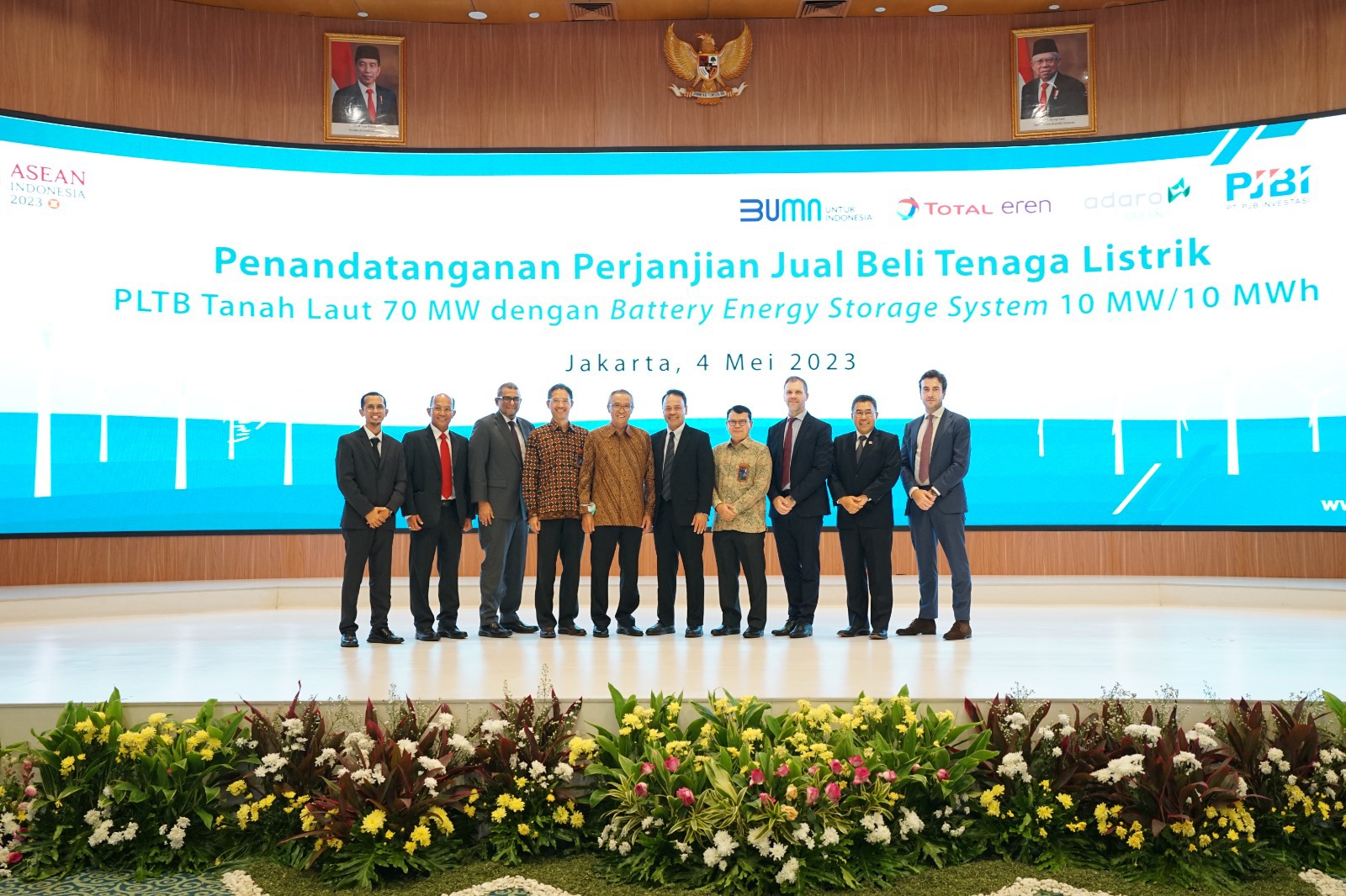 PLN Teken PJBL Proyek PLTB Tanah Laut Dengan Konsorsium Total Eren ...