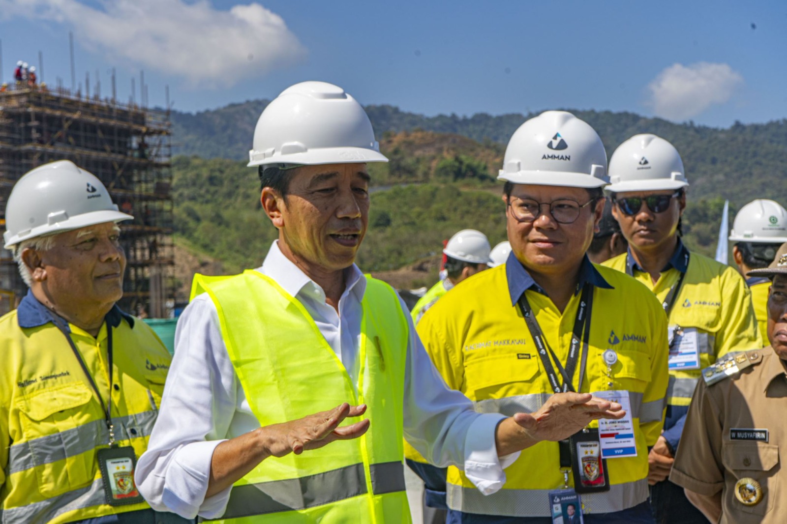 President Jokowi Supports Completion Of Amman Mineral Industri Smelter ...